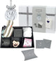 Dooky-Ornament-Set – Babyhand und Fußabdruck aus Ton mit Erinnerungsbox – hautfreundlich, einfach herzustellen – Schwangerschaft oder Geschenk