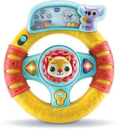 Vtech-Hupe am Lenkrad drehen
