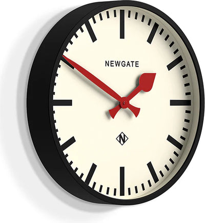Newgate Universal-Eisenbahn-Wanduhr schwarz 43 cm