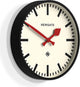 Newgate Universal-Eisenbahn-Wanduhr schwarz 43 cm