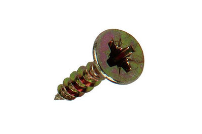 Mack 1020089 - Spanplattenschraube mit Kopf gelb mit 200 Stück 4,0 x 16 mm | 5 Stück