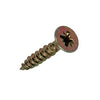 Mack 1020101 - Spanplattenschraube mit Kopf gelb mit 200 Stück 4,5 x 25 mm | 5 Stück