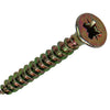 Mack 1020103 - Spanplattenschraube mit Kopf gelb mit 200 Stück 4,5 x 35 mm | 5 Stück