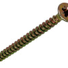 Mack 1020105 - Spanplattenschraube mit Kopf gelb mit 200 Stück 4,5 x 45 mm | 3 Stück