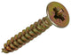 Mack 1020121 - Spanplattenschraube mit Kopf gelb mit 100 Stück 6,0 x 40 mm | 5 Stück