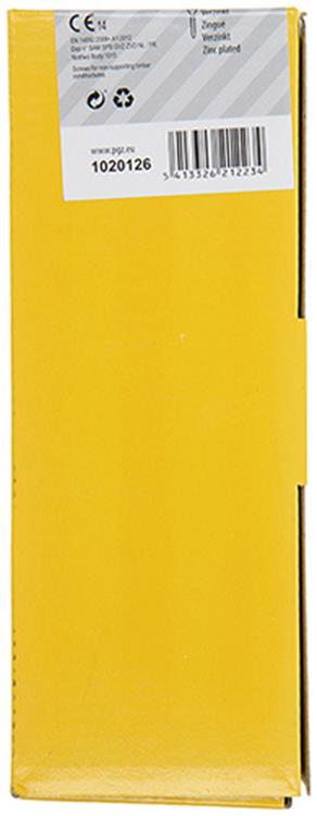 Mack 1020126 - Spanplattenschraube mit Kopf gelb mit 100 Stück 6,0 x 90 mm | 1 Stk