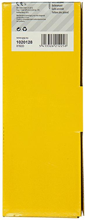 Mack 1020128 - Spanplattenschraube mit Kopf gelb 100 Stück 6,0 x 120 mm | 2 Stk