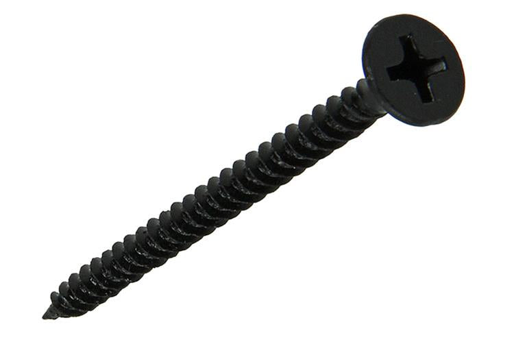 Mack 1020164 – Gipskartonschraube schwarz phosphatiert. 200 Stück 3,5 x 45 mm | 5 Stück