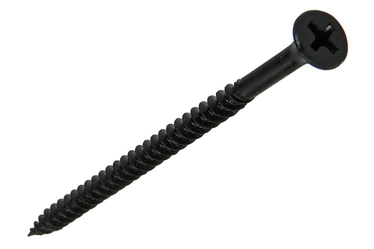 Mack 1020166 – Gipskartonschraube schwarz phosphatiert. 200 Stück 4,2 x 65 mm | 2 Stk