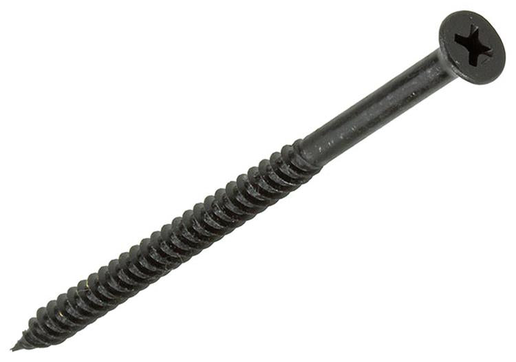 Mack 1020168 - Gipskartonschraube schwarz phosphatiert. 200 Stück 4,8 x 90 mm | 1 Stk