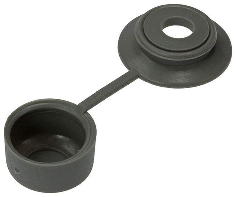 Mack 1020171 - Verschlussschale grau 50 Stk. 5mm | 5 Stück