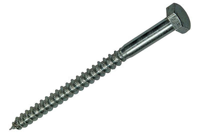 Mack 1020184 - Holzgewindebolzen verzinkt 15 Stück 10 x 140 mm | 3 Stück