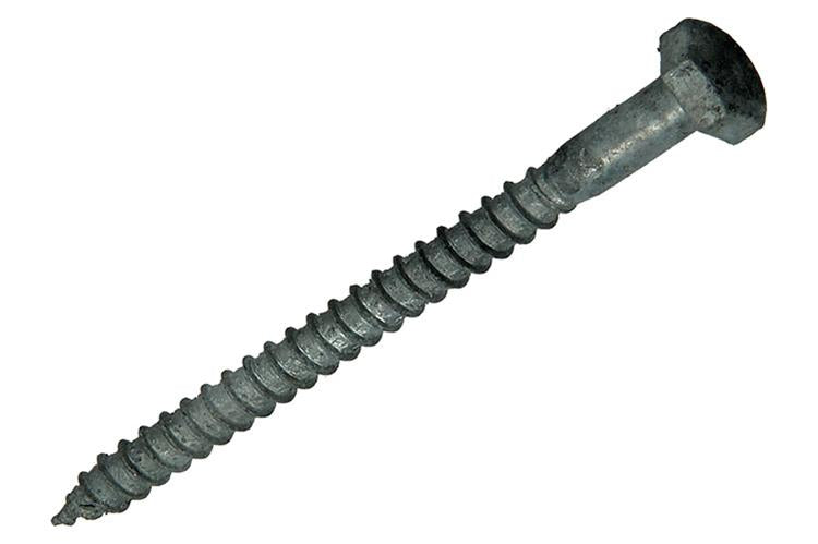 Mack 1020185 - Holzgewindebolzen feuerverzinkt 50 Stück 7 x 90 mm | 2 Stk