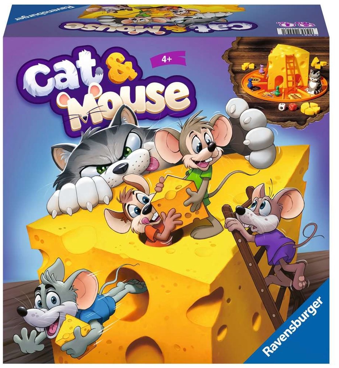 Ravensburger Cat Mouse Bord Bord Spiel