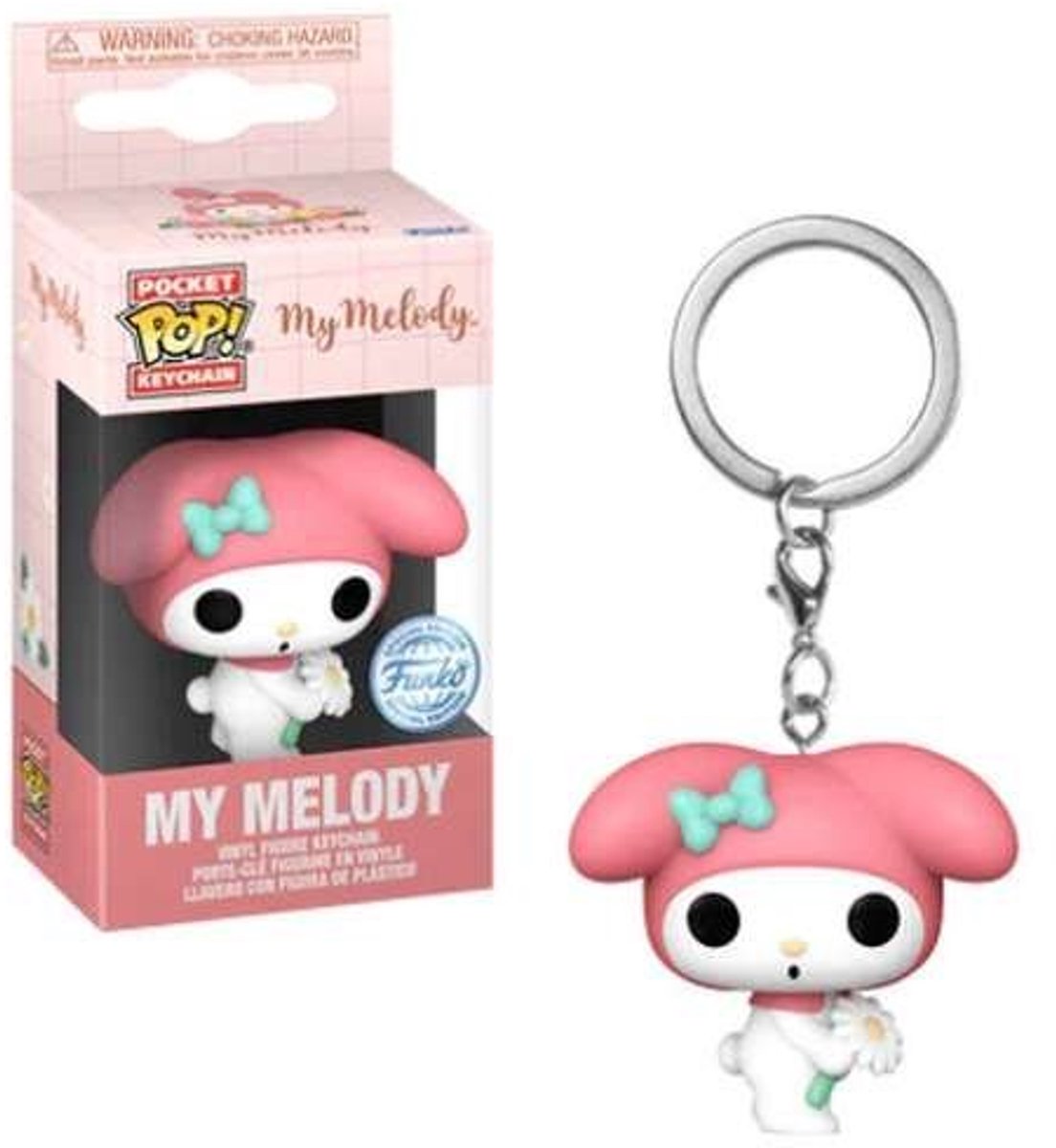 Funko Pocket Pop! Hallo Kitty: Schlüsselanhänger mit meiner Melodie (Frühlingszeit).