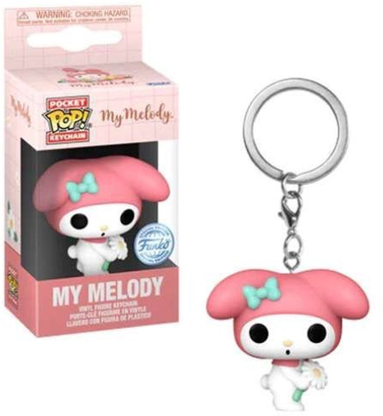 Funko Pocket Pop! Hallo Kitty: Schlüsselanhänger mit meiner Melodie (Frühlingszeit).