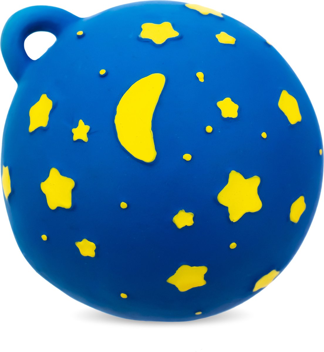 Lanco Toys Lanco Gummispielzeugball – Nachttag – Blau
