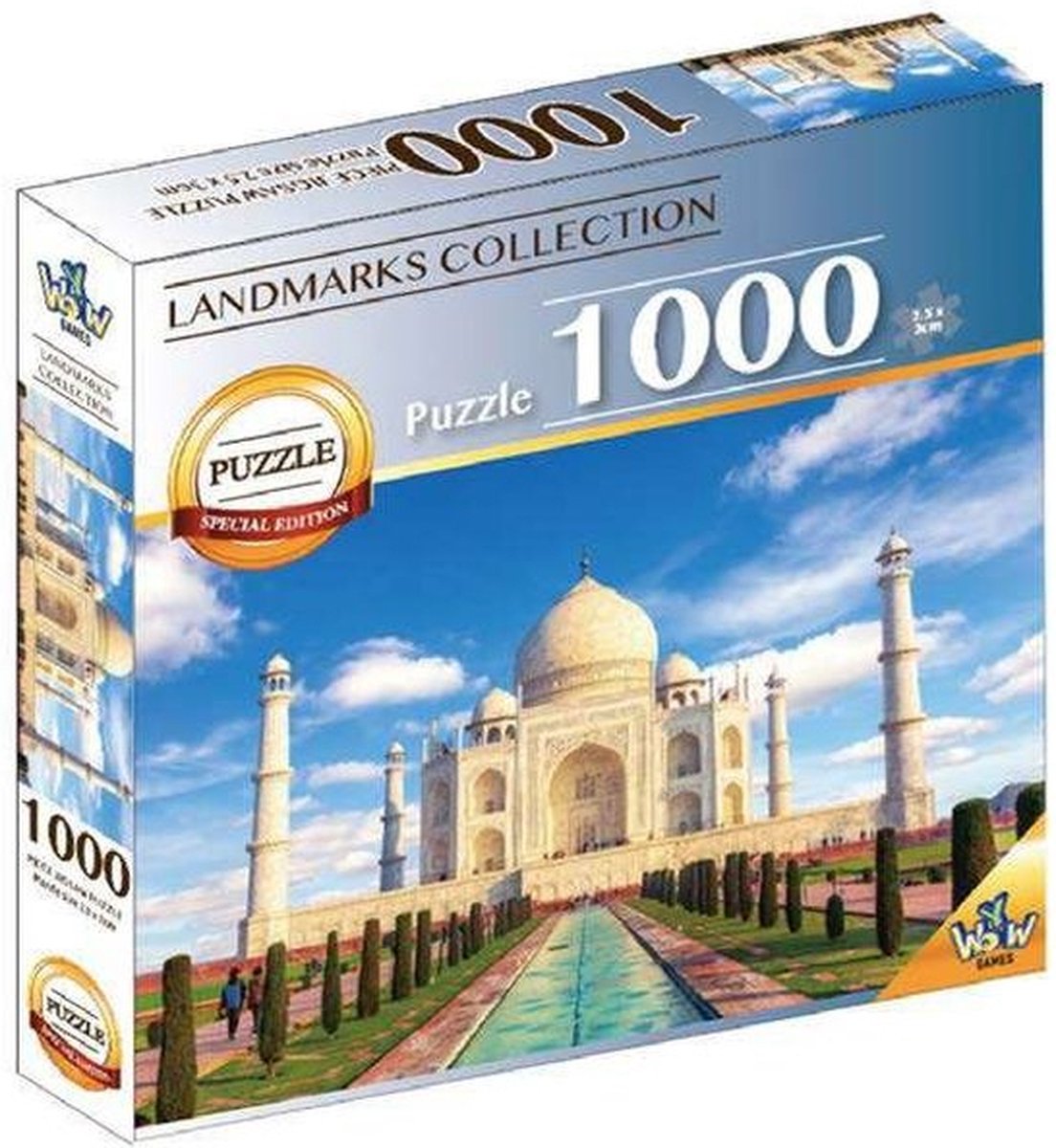 Braet Puzzle 7 Weltwunder – Taj Mahal – 1000 Teile.