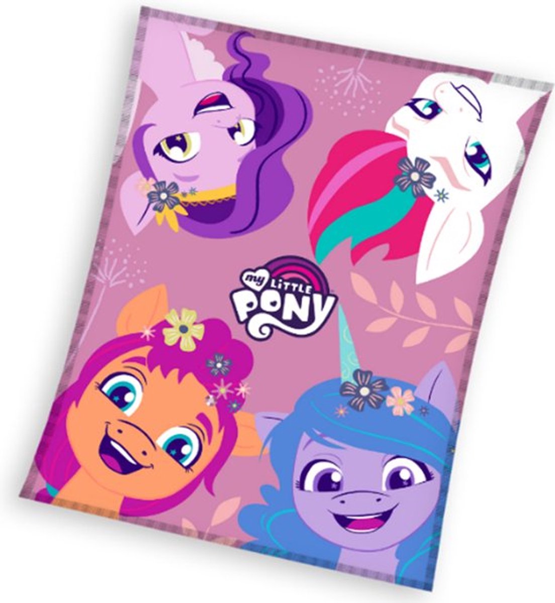 Meine kleine Pony-Fleecedecke, Freunde – 110 x 140 cm – Polyester