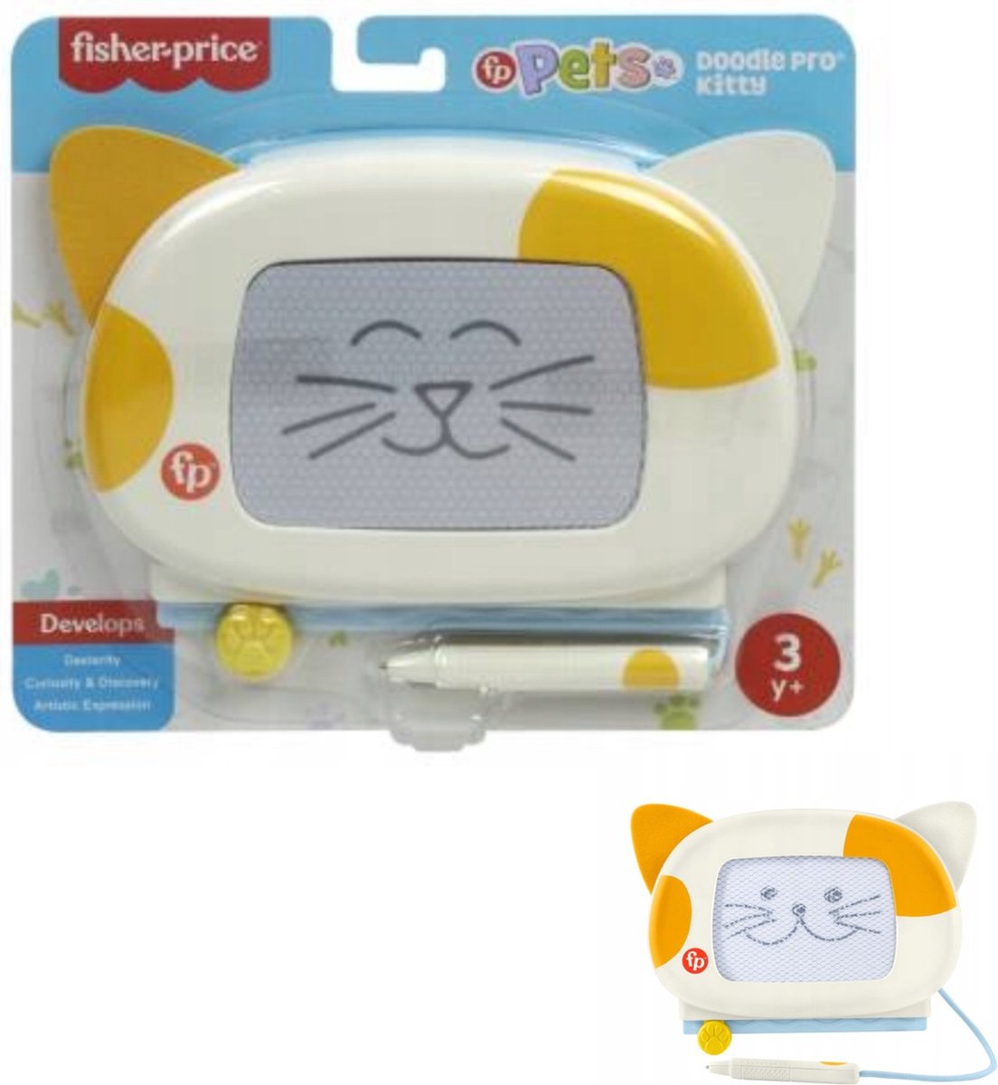 Fisher-Price Fisher Price Pets Tablica Doodle Pro Kitty – magnetisches Zeichenbrett