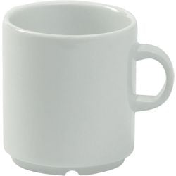 Kaffeebecher Nova Ocean aus weißem Porzellan
