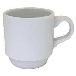Tasse aus weißem Porzellan von Nova Nordika