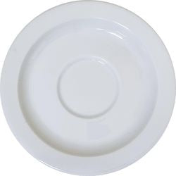 Untertasse Nova Nordika aus weißem Porzellan