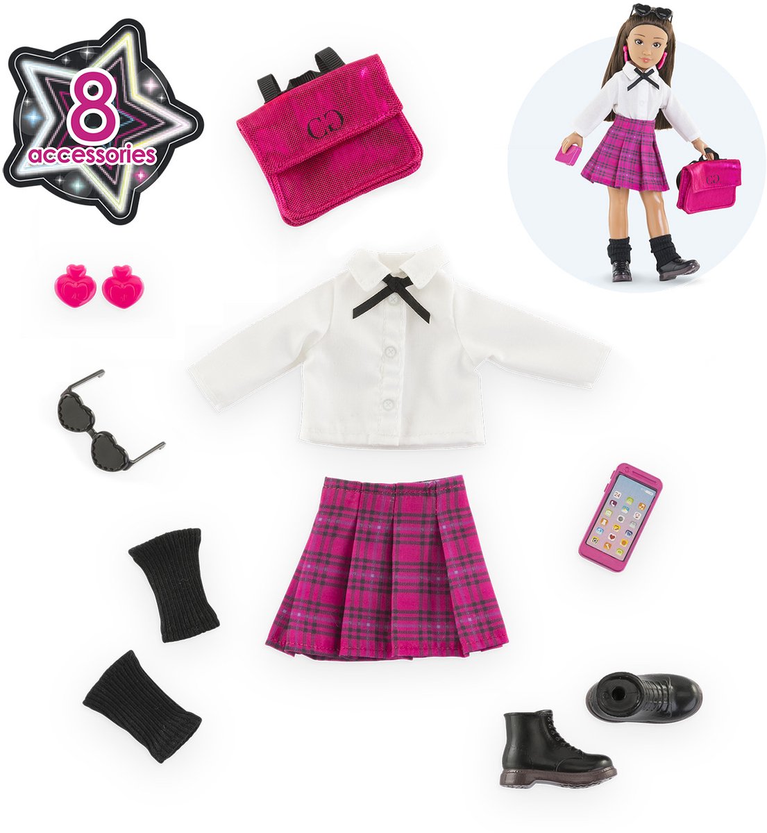 Corolle Girls English Student Doll Kleidung