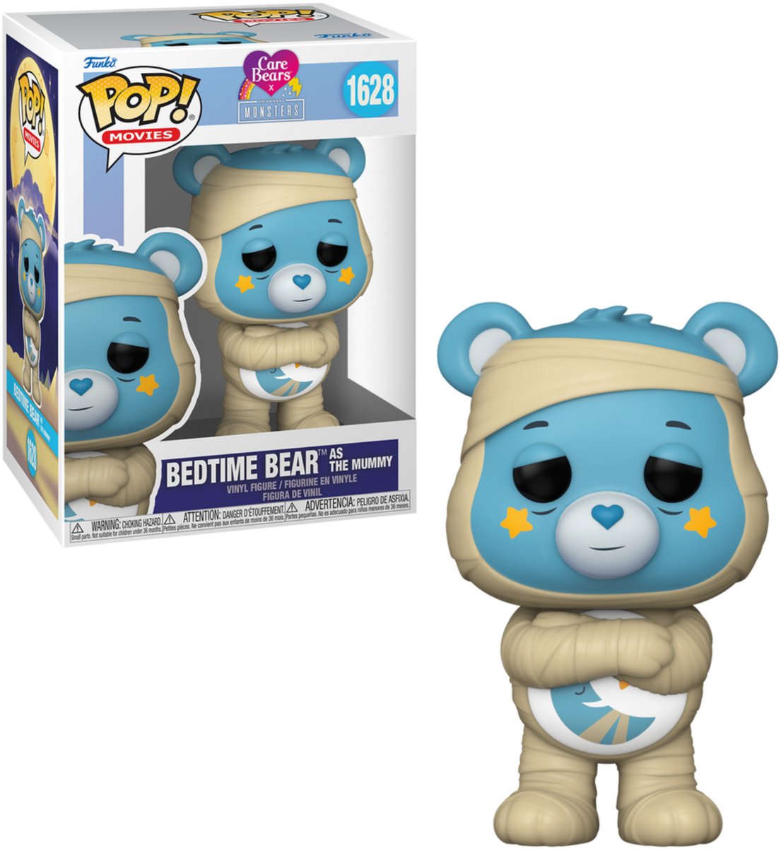 Funko Care Bears Care Bears x Universal Monsters – Schlafenszeitbär als Mumie Vinylfigur 1628 Pop! mehrfarbig