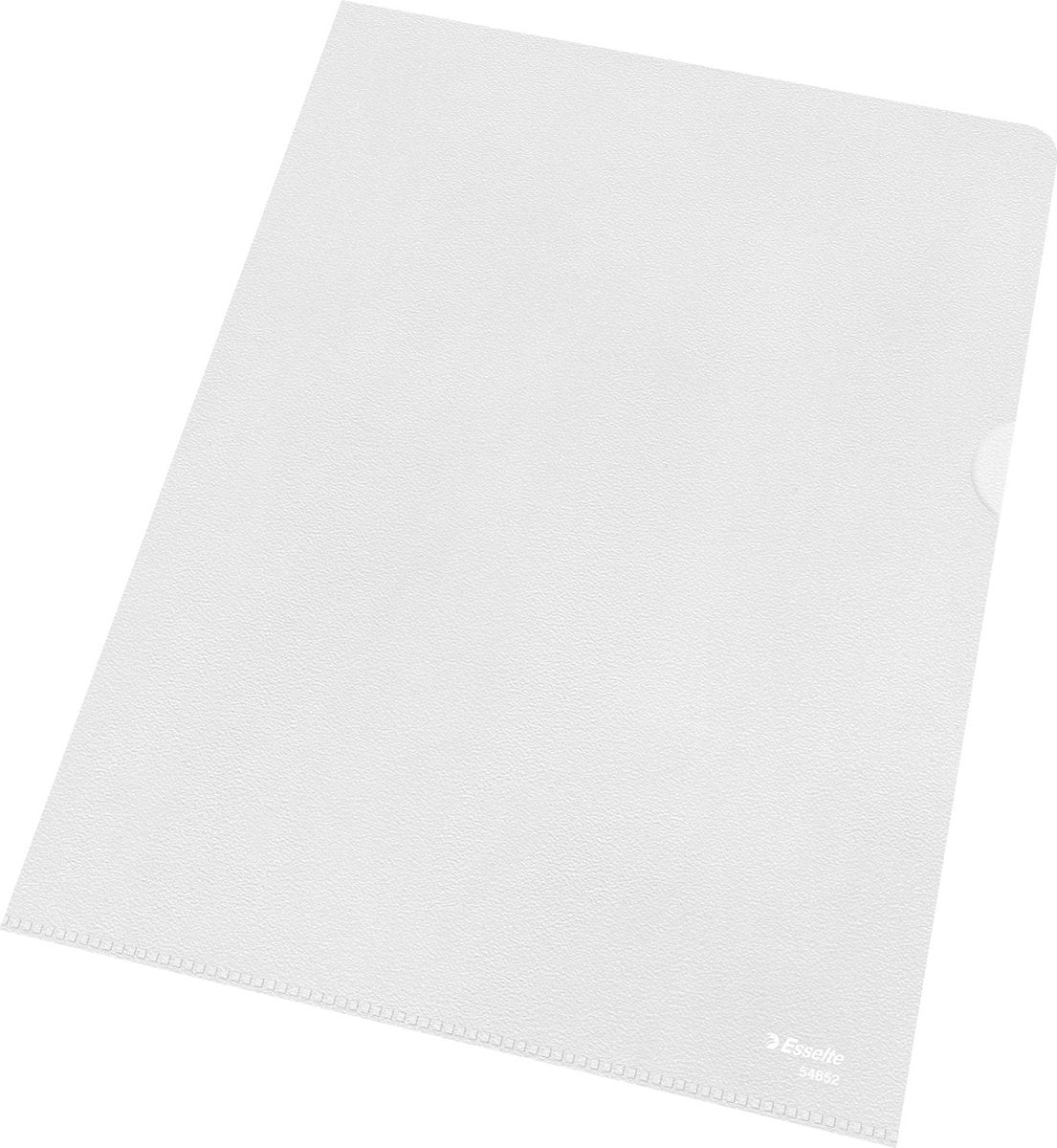 Esselte PP-Ansichtsmappe – 30 % recycelter Pre-Consumer-Kunststoff – A4 – transparent – 100 Hüllen
