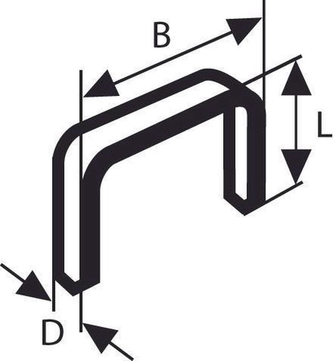 Bosch - nicht mit Flachdraht Typ 54 12,9 x 1,25 x 8 mm
