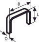 Bosch - nicht mit Flachdraht Typ 54 12,9 x 1,25 x 8 mm