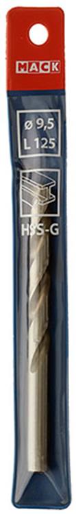 Mack 1018415 – Metallbohrer HSS G DIN 338 ø 9,5 x 125 mm | 5 Stück