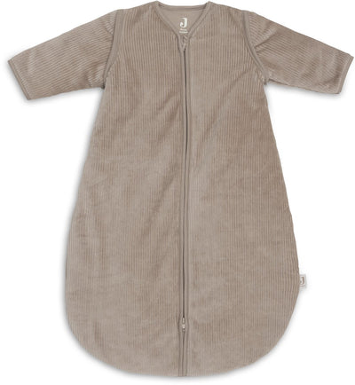 Jollein-Schlafsack mit abzippbarer Hülle, ca. 110 cm, Rippe, Milchkaffee