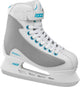 Roces – RSK 2 – Eishockey-Schlittschuhe – Schlittschuhe Damen – Weiß Blau – Stabile Konstruktion aus Edelstahl und Eisen – Größe EU 37