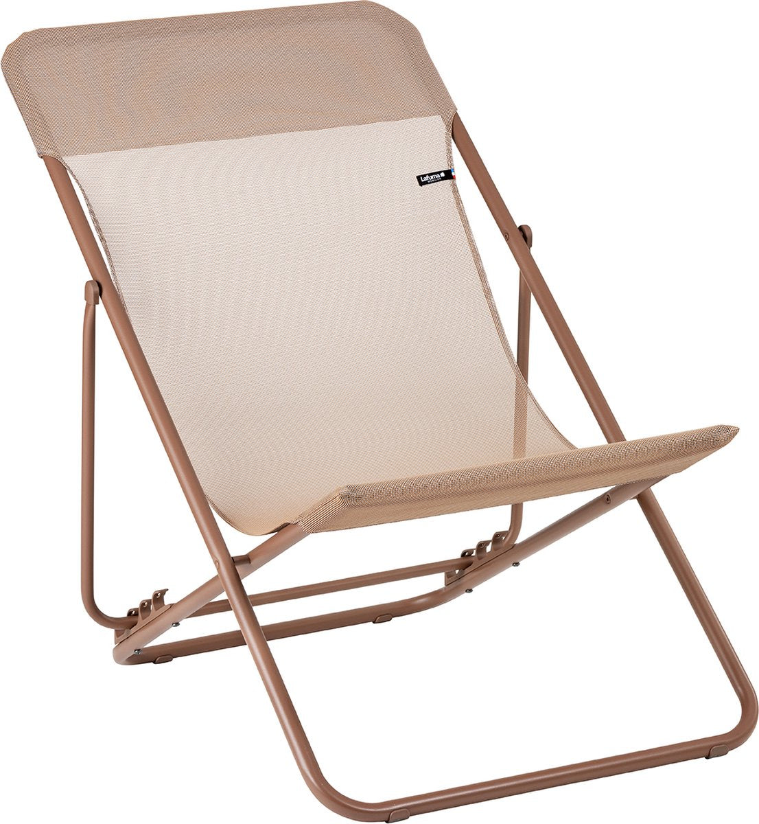 Lafuma Maxi Transat – Strandstuhl – faltbar – verstellbar – Farbblock – Canyon