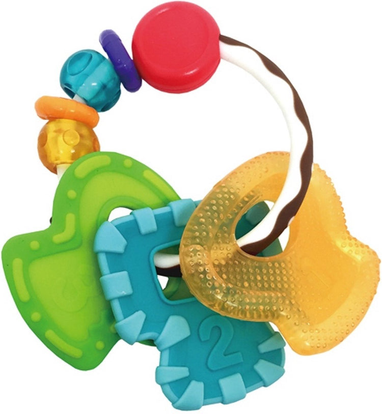 Infantino Slide Chew Beißring Schlüssel Rassel und Beißring BK-05133