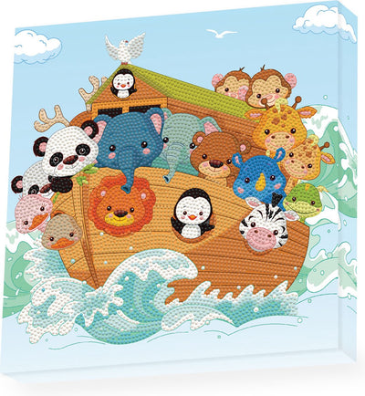 Diamond dotz® Diamond Dotz - Diamond Painting Set - 28x28cm - Tiere - Arche Noah