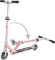Globber Kinderroller - Flow - Pink Chrome - leuchtende Räder - faltbar - ab 5 Jahren