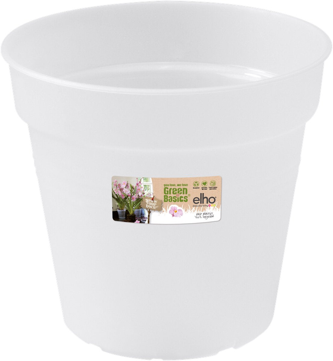Elho Green Basics Orchidee 13cm - transparent