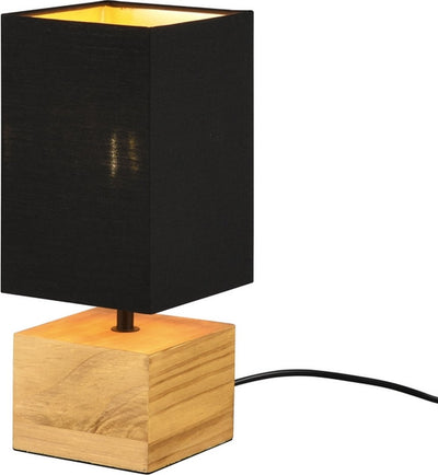 Rl lebe dein Licht Reality Woody – Tischlampe – Schwarz;Braun