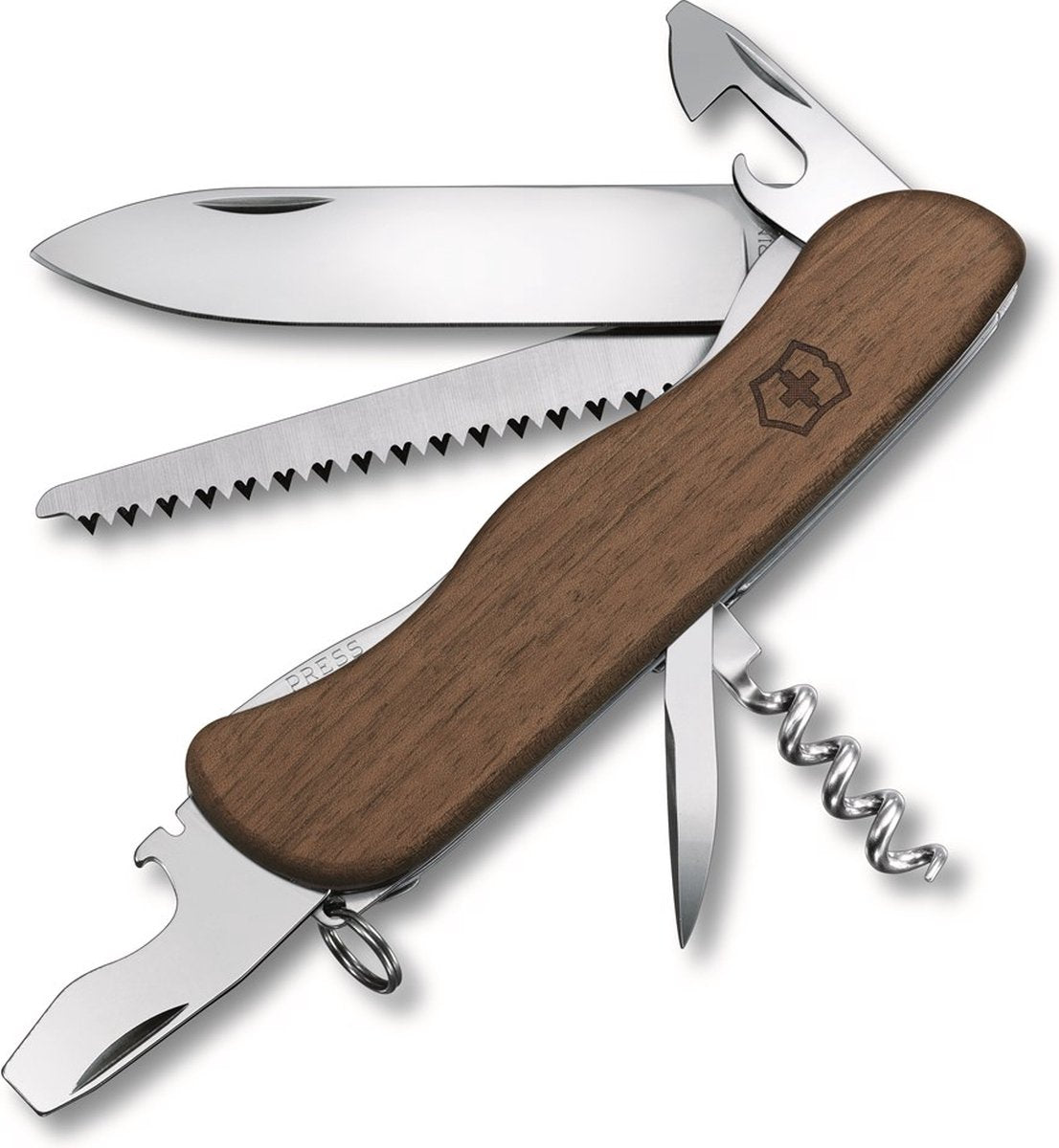 Victorinox Forester Holz Schweizer Taschenmesser - 10 Funktionen - Holz