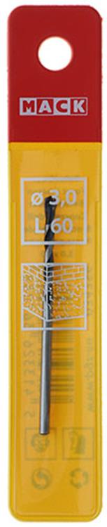 Mack 1018442 - Betonbohrer DIN 8039 ø 3,0 x 60 mm | 5 Stück