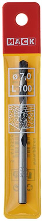 Mack 1018448 - Betonbohrer DIN 8039 ø 7,0 x 100 mm | 5 Stück