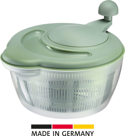 Westmark Salatschleuder, Fassungsvermögen: 5 l, ø 26 cm, Kunststoff, BPA-frei, Fortuna, Farbe: transparent mintgrün, 2432224m
