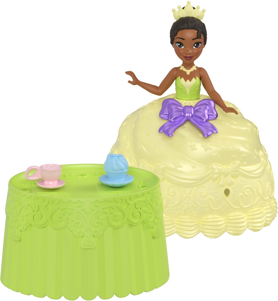 Disney Princess Cupcake-Puppe enthüllt kleine Puppe, kleine Puppe, Frau, 3 Jahre, Junge, Mädchen, 90 mm, 90 g