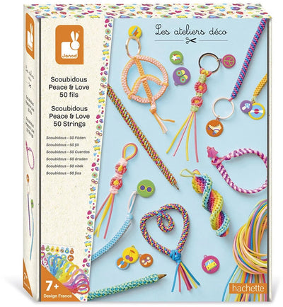 Janod – Les Ateliers Déco – Peace Love Scoubidous
