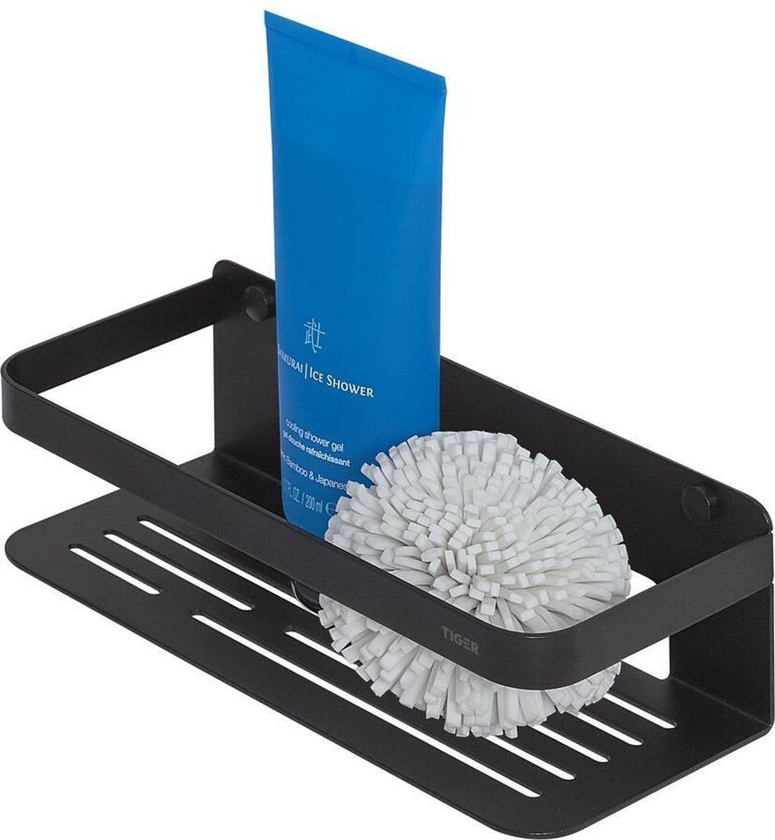 Tiger Caddy - Duschablage - Duschkorb 24 cm - Schwarz