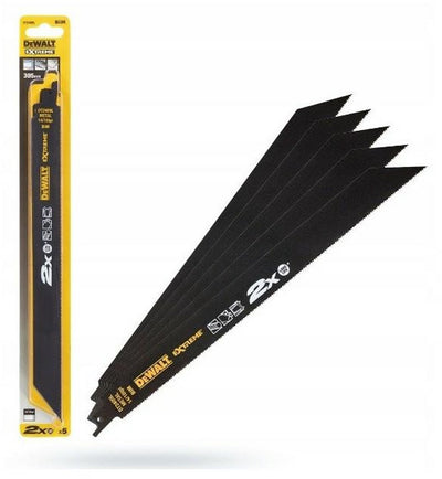 Dewalt dt2409l-qz Säbelsägeblätter für Metall – 305 mm – 14 18 TPI – Bimetall – 2 x lange Lebensdauer – Set mit 5 Stück