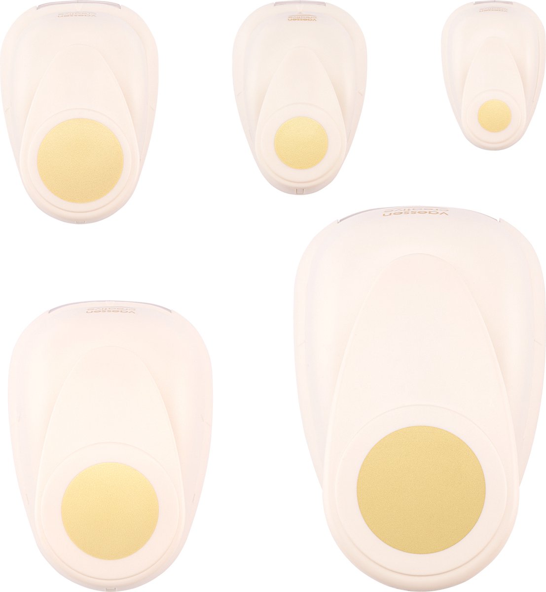 Vaessen creative • Figurenstanzer-Set Kreise 5-tlg.